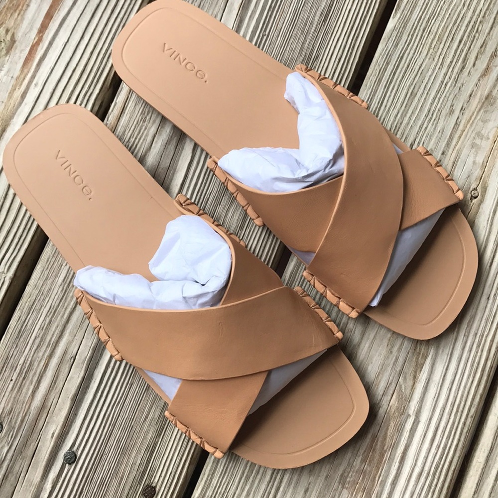 Vince Nico slides/ sandals, new in box 9 1/2